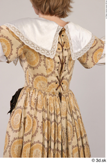Photos Medieval Civilian in dress 3 brown dress cut of…